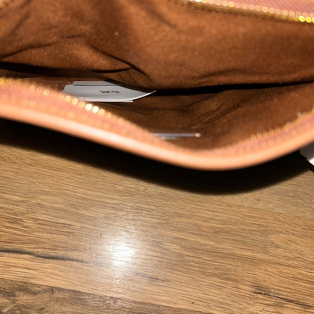 Coach Tan and Brown Signature Crossbody Bag - Picture 5 of 7